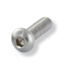 ORBIS - TBBM860 Vite brugola M8 in INOX, lunghezza 60mm, testa bombata con cava esagonale, uso con profili modello EASY CLAMP e spessore pannello 37-43mm
