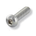 ORBIS - TBBM870 Vite brugola M8 in INOX, lunghezza 70mm, testa bombata con cava esagonale, uso con profili modello EASY CLAMP e spessore pannello 51-55mm