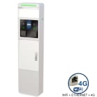 ORBIS - VIARIS CITY+ BBT222DETHG TRIFASE 22 kW+22 kW, 2 prese TIPO 2 e SHUTTER,WiFi+Ethernet+4G, lettore carte RFID