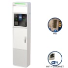 ORBIS - VIARIS CITY+ BBT2E22DETH TRIFASE 22 kW+22 kW, 2 prese TIPO 2 e SHUTTER, cont.MID, lettore carte RFID
