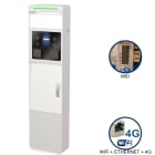 ORBIS - VIARIS CITY+ BBT2E22DETHG TRIFASE 22 kW+22 kW, 2 prese TIPO 2 e SHUTTER,WiFi+Ethernet+4G, cont.MID, lettore carte RFID