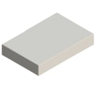 ORBIS - ZAV50 Zavorra in calcestruzzo, peso 50kg dimensioni 600x400x100mm