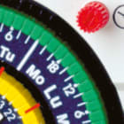 ORBIS - CRONO QRSD Interruttore orario elettromeccanico da parete, retroquadro e barra DIN, giornaliero/settimanale, riserva 100 ore, 230V OB051223