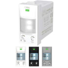 ORBIS - MINIBRIL LED Lampada segnapasso/emergenza da incasso con forntalini BIANCO, ANTRACITE e ALLUMINIO intercambiabili, 1 modulo DIN, 230V OB137312