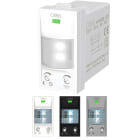 ORBIS - MINIBRIL LED Lampada segnapasso/emergenza da incasso con forntalini BIANCO, ANTRACITE e ALLUMINIO intercambiabili, 1 modulo DIN, 230V