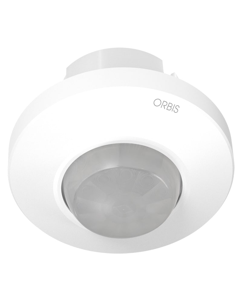 ORBIS - COMBIMAT 40.5 Rivelatore di movimento da incasso, rilevamento: angolo 360°, area 40m x 5m ad altezza 2.5m, 230V OB137840