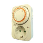 ORBIS - ISI D SK Interruttore orario a spina,giornaliero, spina Schuko, presa Schuko, 230V OB163033