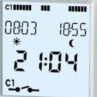 ORBIS - ASTRO UNO Interruttore orario digitale astronomico 2 moduli DIN, giornaliero/settimanale, 1 contatto, 230V OB178112