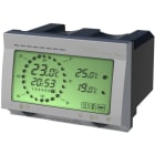 ORBIS - KRON PLUS ALLUMINIO Cronotermostato digitale da incasso, programmazione giornaliera/settimanale, alim. 2 batterie 1,5V OB322520