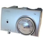 ORBIS - TEK ALLUMINIO Termostati elettronici da incasso, selettore ON/OFF, modalità notturna, 2 batterie 1.5V