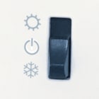 ORBIS - PLAN SW Termtermostati elettronici da semincasso/parete, funzione riscaldamento/condizionamento/OFF, colore BIANCO, 230V OB325910