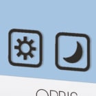 ORBIS - VELUS TOUCH BIANCO Termostati digitali da parete con display touch, funzione riscaldamento/condizionamento, due livelli impostabili, 2 batterie 1.5V