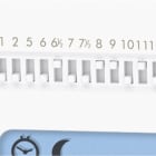 ORBIS - VIRTUS Cronotermostato digitale da parete, programmazione giornaliera con cavalieri, colore BIANCO, alim. 2 batterie 1,5V OB326100