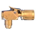 ORBIS - CR-17C dispositivo per connessione rapida tubi F 1/4" - M 1/4", angolo 90° OB576048