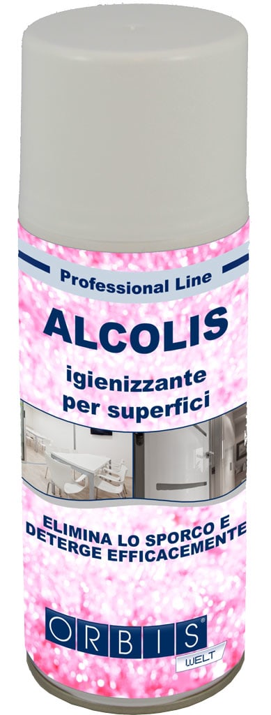 ORBIS - ALCOLIS 400 ml, Igienizzante per superfici, elimina lo sporco e deterge efficacemente