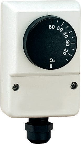 ORBIS - TS 9510 Termostato scatolato, dispositivo interno: termoregolatore a capillare, campo regolazione 0 - 90 °C, IP40