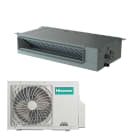 ORBIS - ADT26UX4 Unità interna a CANALIZZATO e unità esterna,potenza 2.9kW-10000 BTU/h,comando remoto e cablato,GAS R32,linea COMMERCIALE CANALIZZATO,HISENSE OB584426