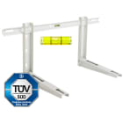 ORBIS - MB 100/420 LIV, staffa supporto NON PREMONTATA per unità esterne, certificata TUV,con BARRA per regolazione e livella, portata massima a coppia 100kg OB588020