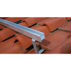 ORBIS - EASY + Profilo in ALLUMINIO per sostegno moduli fotovoltaici, con guida, lunghezza 3.4m OB620002