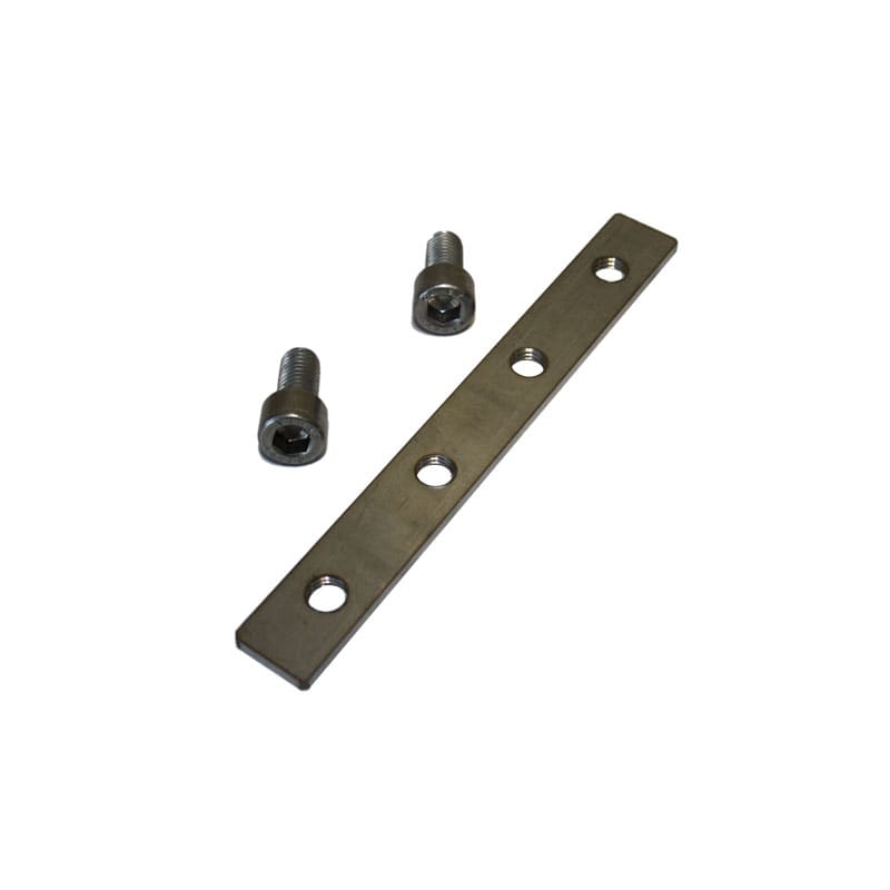 ORBIS - GLU Giunto lineare INTERNO in ACCIAIO per profili famiglia: EASY+, EASY TECH, HEAVY MAX, viteria in dotazione, lunghezza 160mm