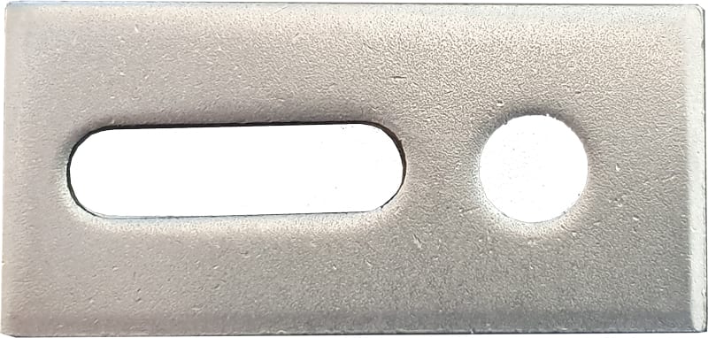 ORBIS - STP-SX Piastra di supporto in ACCIAIO INOX AISI 304 per tutti i profili OB620146