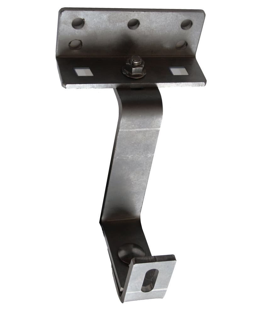 ORBIS - SRUX Staffa regolabile con piastra in ACCIAIO INOX AISI 304, 2 regolazioni, spessore 6mm