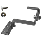 ORBIS - SRUR-XS Staffa regolabile con piastra in ACCIAIO INOX AISI 304, con bulloneria per fissaggio su profilo,2 regolazioni, spessore 5mm OB620242