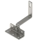 ORBIS - SRUAL-X Staffa regolabile con piastra in ACCIAIO INOX AISI 304, 2 regolazioni, spessore 5mm, aggancio per profili EASY SIDE e HEAVY MAX