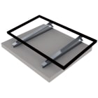 ORBIS - STG-FV-0507 Triangolo GRANDE(PREMONTATO) in ALLUMINIO con INSERTI per inclinazione moduli, regolazioni: 05°-07°, disposizione moduli:VERTICALE