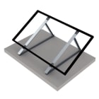 ORBIS - STG-FV-2835 Triangolo GRANDE (PREMONTATO)in ALLUMINIO con INSERTI per inclinazione moduli, regolazioni: 28°-30°-33°-35°,disposizione moduli:VERTICALE OB620309