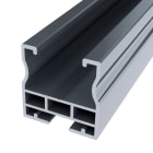 ORBIS - EASY TECH 340 Profilo in ALLUMINIO per sostegno moduli Fotovoltaici, con guida, lunghezza 3.4m OB620351