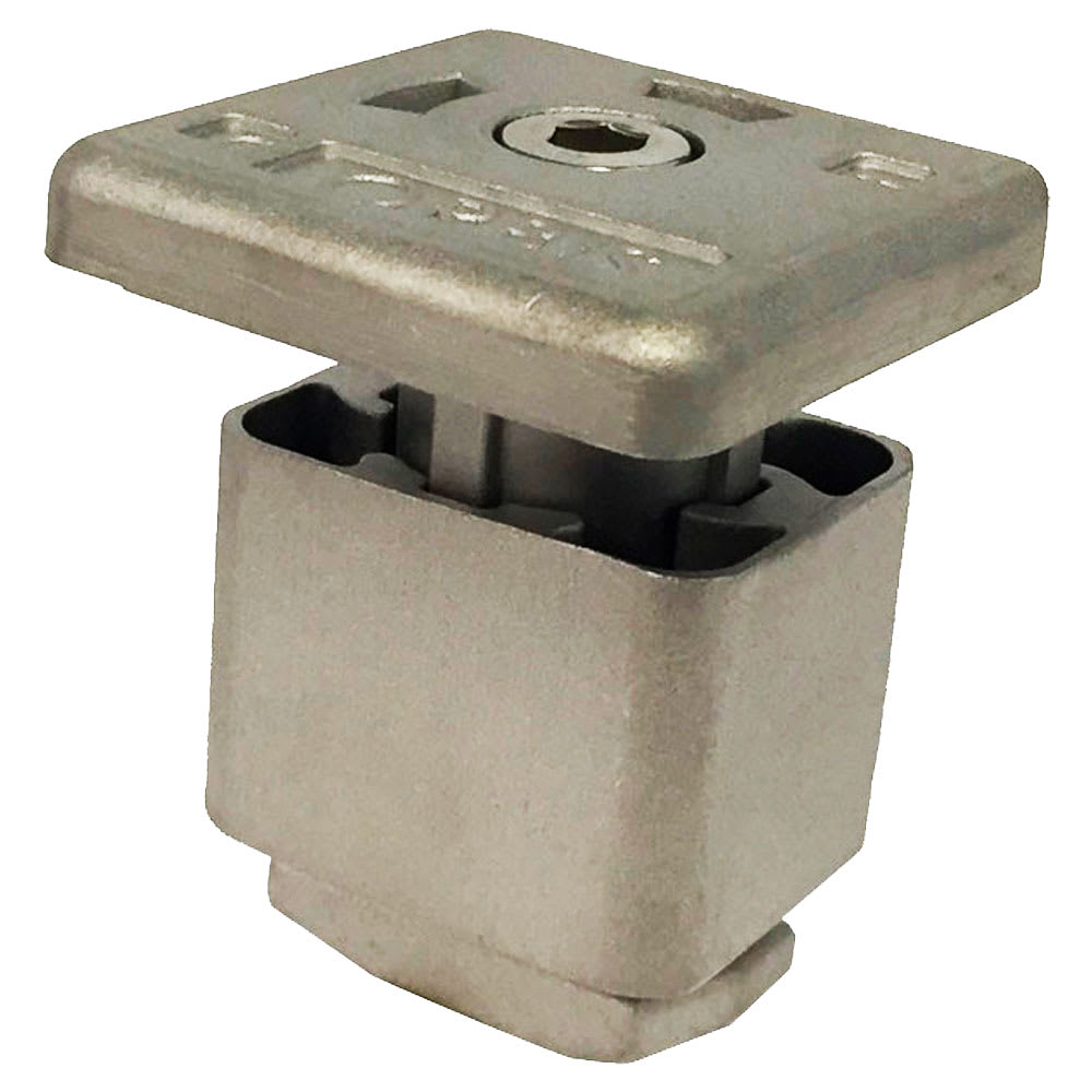 ORBIS - MPU-P2545 Morsetto UNIVERSALE PREASSEMBLATO fissaggio moduli, uso da CENTRALE o TERMINALE, colore ALLUMINIO, spessori moduli ammessi 25mm-45mm OB620505