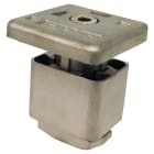 ORBIS - MPU-P2545 Morsetto UNIVERSALE PREASSEMBLATO fissaggio moduli, uso da CENTRALE o TERMINALE, colore ALLUMINIO, spessori moduli ammessi 25mm-45mm OB620505