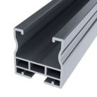 ORBIS - EASY TECH 370 Profilo in ALLUMINIO per sostegno moduli fotovoltaici, con guida, lunghezza 3.7m