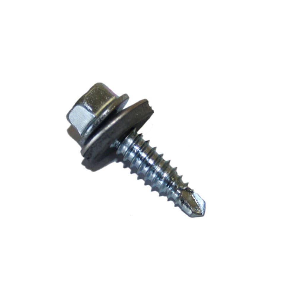 ORBIS - VAG-5530-6 Vite Autoperforante in INOX(Bimetallo) testa esagonale con GUARNIZIONE, spessore lamiere 1,5-5mm, lunghezza 30mm, diametro 5,5mm