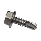 ORBIS - VAGSP-6025 Vite Autoperforante in INOX(Bimetallo) testa esagonale con GUARNIZIONE, spessore lamiere 1,5-5mm, lunghezza 25mm, diametro 6mm