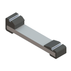 ORBIS - ECOZAV Supporto zavorra ecosostenibile con base in conglomerato cementizio avvolta tra due gusci in gomma riciclata peso 41kg dimensioni 1060x226x200 OB620985