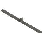 ORBIS - PZAV315 Kit 2 staffe supporto zavorre per triangoli comprese di viteria, lunghezza 315mm OB620995