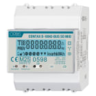 ORBIS - CONTAX D-10043 BUS S0 MID Contatore trifase , 4 Modulo, certificato MID,100A, ins.diretta, display digitale, lampeggio LED 1Wh/imp