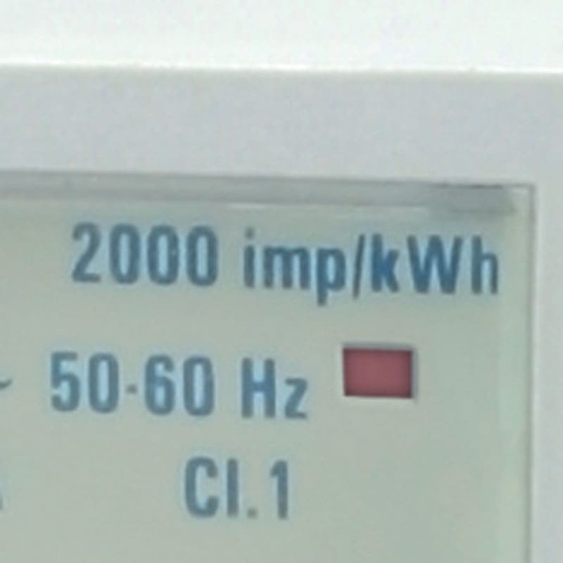 ORBIS - CONTAX D-6521 SO Contatore monofase energia attiva, 2 Moduli, 65A, inserzione diretta, display digitale, lampeggio LED 1Wh/imp