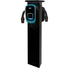 ORBIS - COBIF UNI Sostegno BIFACCIALE a colonnina in metallo per le stazioni di ricarica VIARIS UNI, colore NERO, altezza 1500mm OB900530