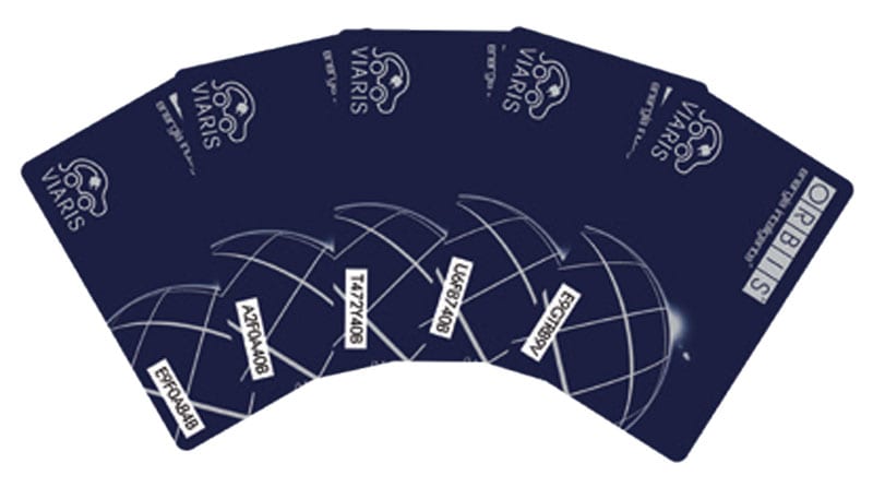 ORBIS - CARD RFID OI, set 5 carte per il lettore RFID