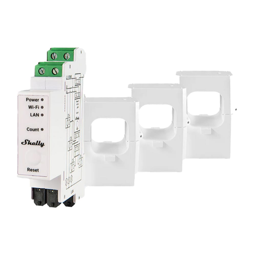 ORBIS - SHP3EM120 misuratore Trifasedi energia, WiFi, Ethernet 3 TA 120A