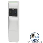 ORBIS - VIARIS CITY+ BBT222ETHG TRIFASE 22 kW + 22 kW,  2 prese TIPO 2 e SHUTTER,WiFi+Ethernet+4G, lettore carte RFID OB94C7CCKA4
