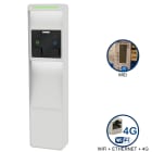 ORBIS - VIARIS CITY+ BBT2E22ETHG TRIFASE 22 kW + 22 kW, 2 prese TIPO 2 e SHUTTER,WiFi+Ethernet+4G, 2 contatori di energia MID, lettore carte RFID OB94C7CCKC4