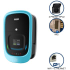 ORBIS - VIARIS COMBI+ BBT2E22DYETH TRIFASE 22 kW + 22 kW 3x32A, Display, 2 PRESE TIPO 2 e SHUTTER, Ethernet, contatore MID, lettore carte RFID OB94P7CCKC7