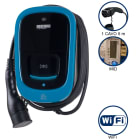 ORBIS - VIARIS UNI+ CT2E74 MONOFASE 7.4 kW 32A, 1 CAVO e CONNETTORE TIPO 2 lunghezza 5m, lettore carte RFID, WiFi