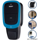 ORBIS - VIARIS UNI+ BT2PE74ETH MONOFASE 7.4 kW 32A, 1 PRESA TIPO 2 con SHUTTER, lettore carte RFID, WiFi + Ethernet