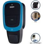 ORBIS - VIARIS UNI+ BT2E74ETH MONOFASE 7.4 kW 32A, 1 PRESA TIPO 2 con SHUTTER, lettore carte RFID, WiFi + Ethernet OB94U1C0HB2