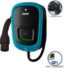 ORBIS - VIARIS UNI+ CT2PT74ETH MONOFASE 7.4 kW 32A, 1 CAVO e CONNETTORE TIPO 2 per TESLA, lunghezza 5m, lettore carte RFID, WiFi + Ethernet